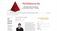 Desktop Screenshot of myinfosource.biz